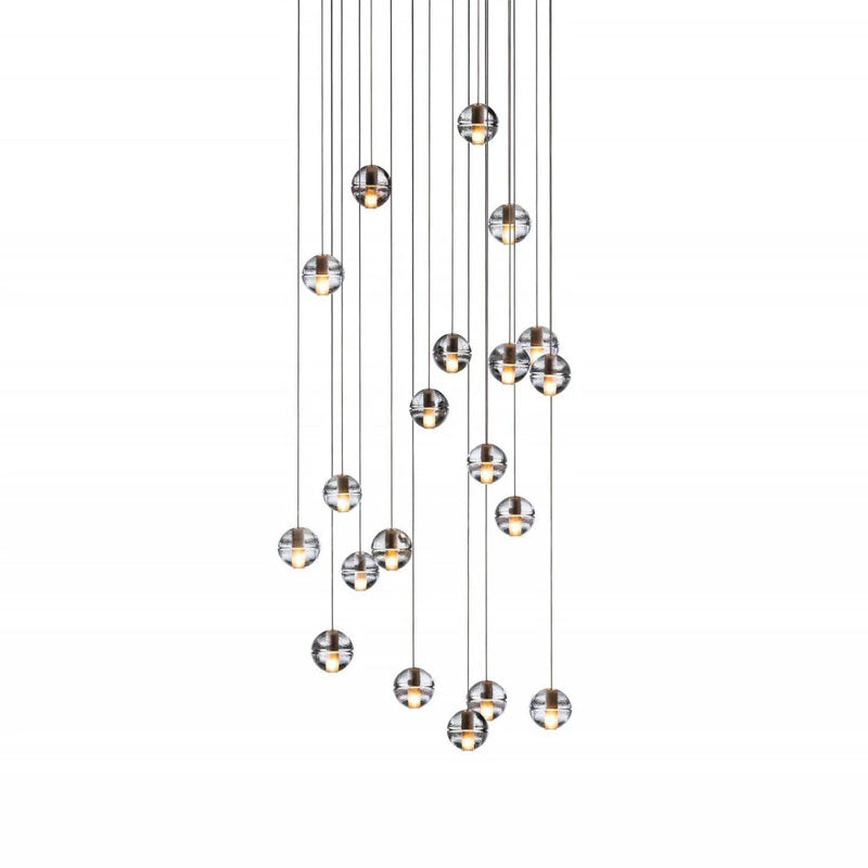 Nordic Crystal Pendant Lamp - Luxury Lighting