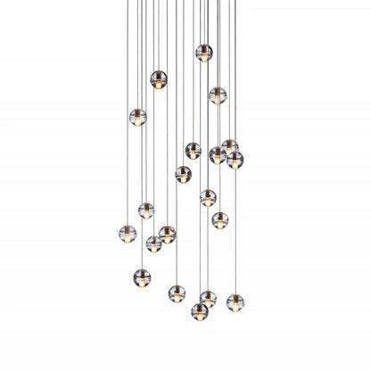 Nordic Crystal Pendant Lamp - Luxury Lighting