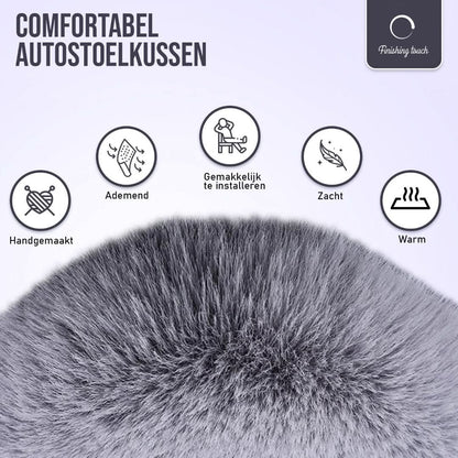 Plush Car Seat Cushion