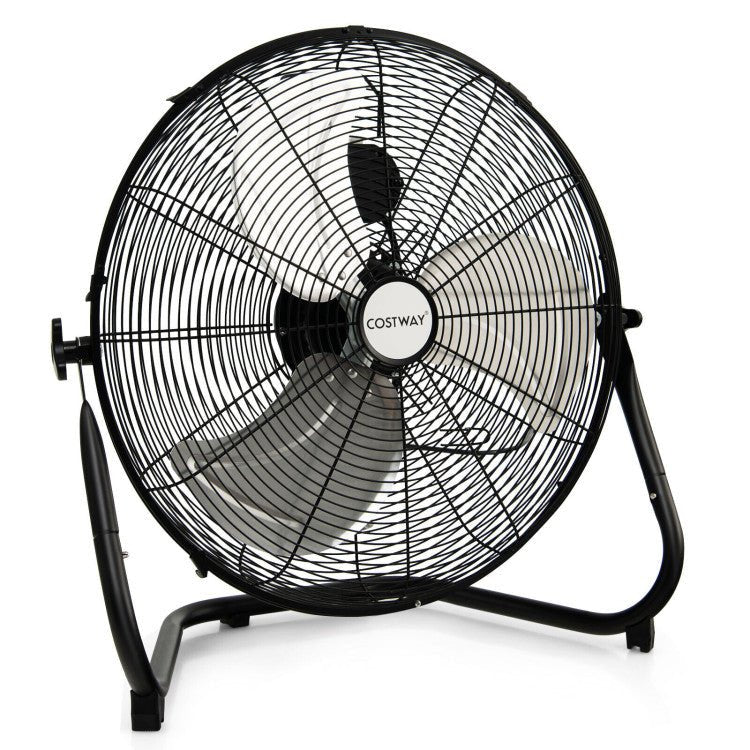 Ventilatore da pavimento ad alta velocità da 20" - metallo resistente - 3 modalità