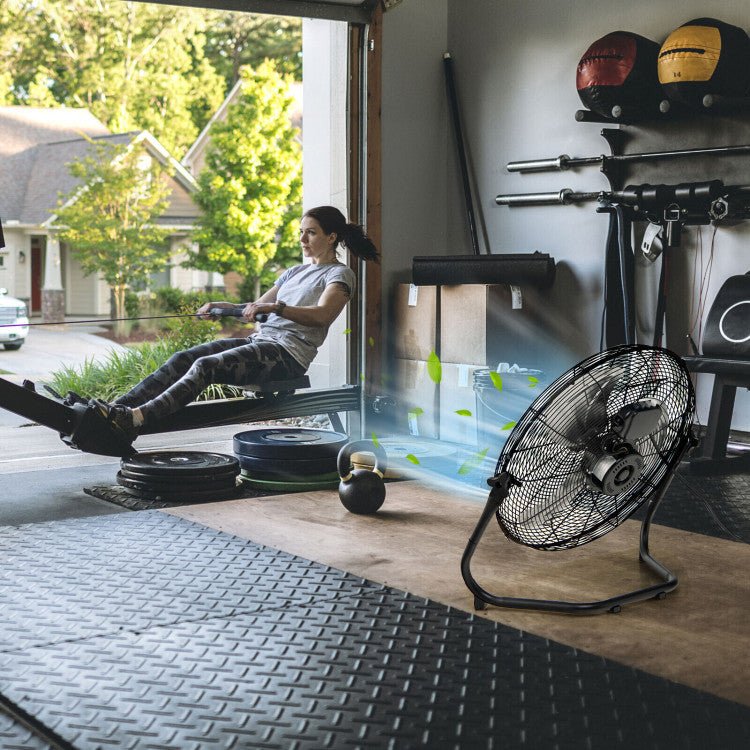 Ventilatore da pavimento ad alta velocità da 20" - metallo resistente - 3 modalità