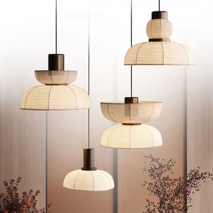 Elegant Glow of Art Pendant Light with Adjustable Height