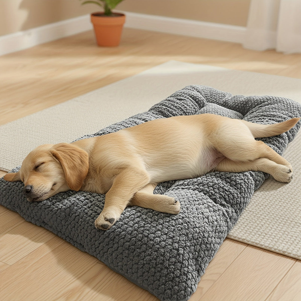 Comodo cuscino per cani con imbottitura morbida e superficie imbottita per dormire