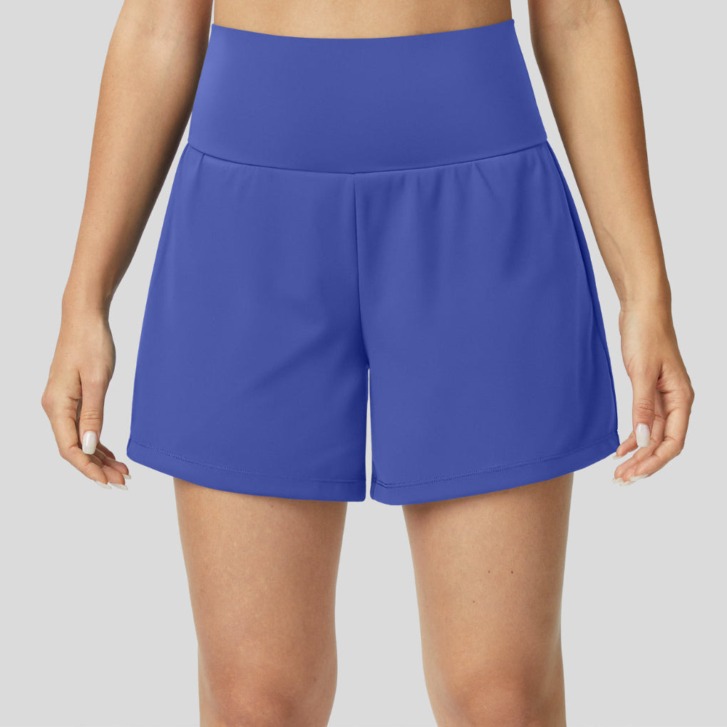 Yoga-Shorts mit hohem Bund