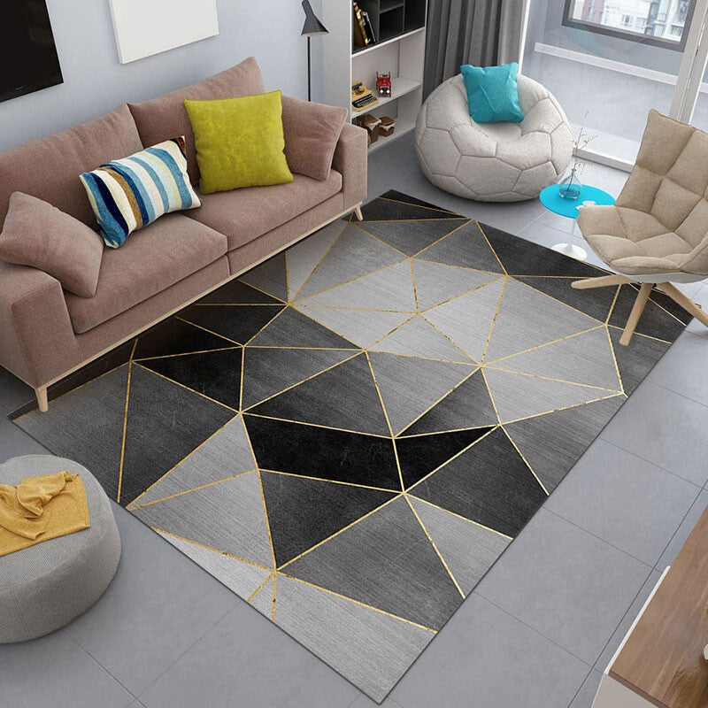 Colourful Indoor Rug - Washable and Anti-Slip
