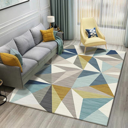 Colourful Indoor Rug - Washable and Anti-Slip