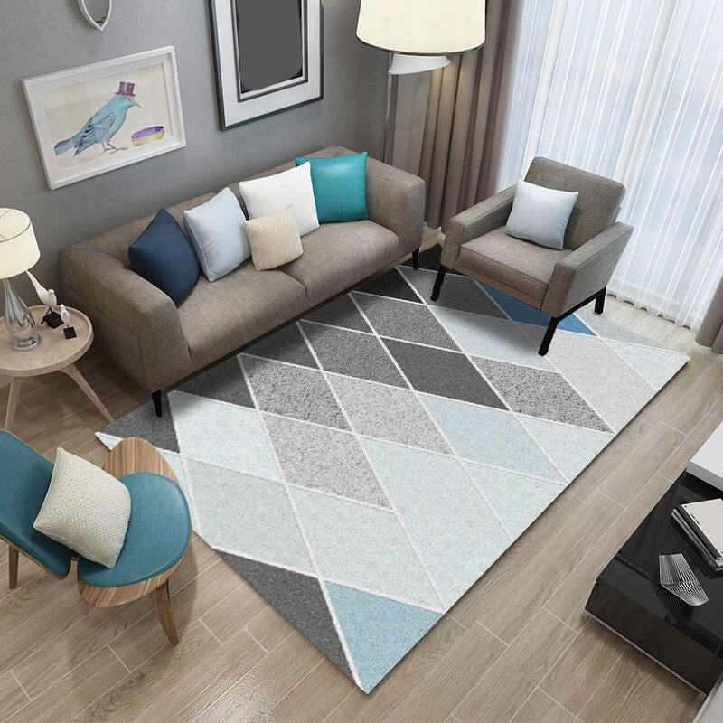 Colourful Indoor Rug - Washable and Anti-Slip