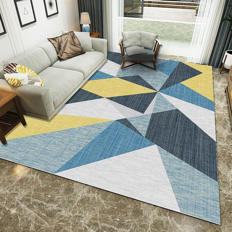 Colourful Indoor Rug - Washable and Anti-Slip