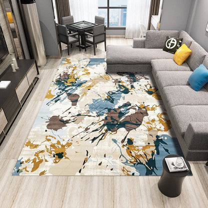 Colourful Indoor Rug - Washable and Anti-Slip