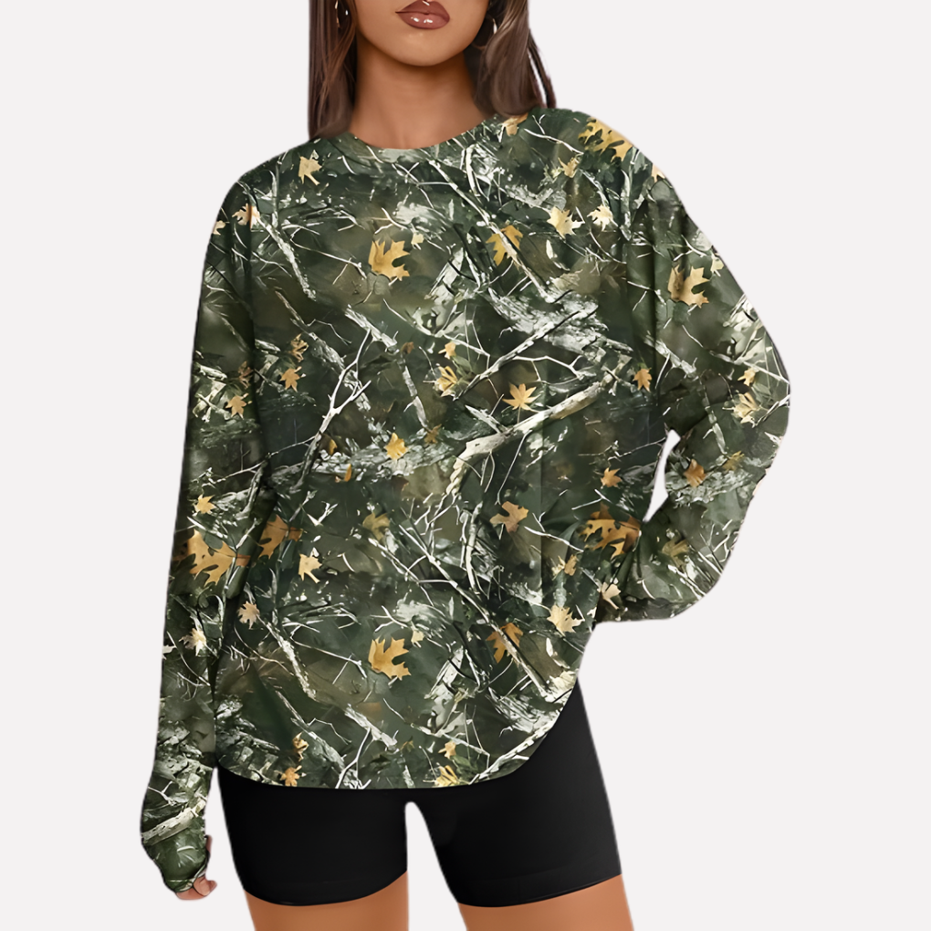 Women's Oversized Long Sleeve Shirt