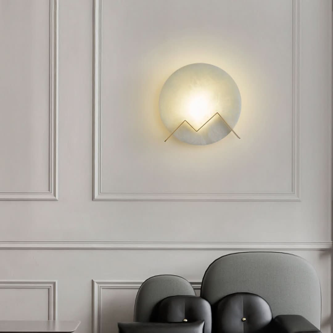MarbleGlow - Applique murale circulaire à LED
