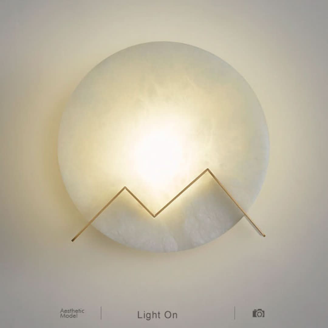 MarbleGlow - Applique murale circulaire à LED