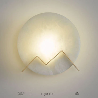 MarbleGlow - Applique murale circulaire à LED