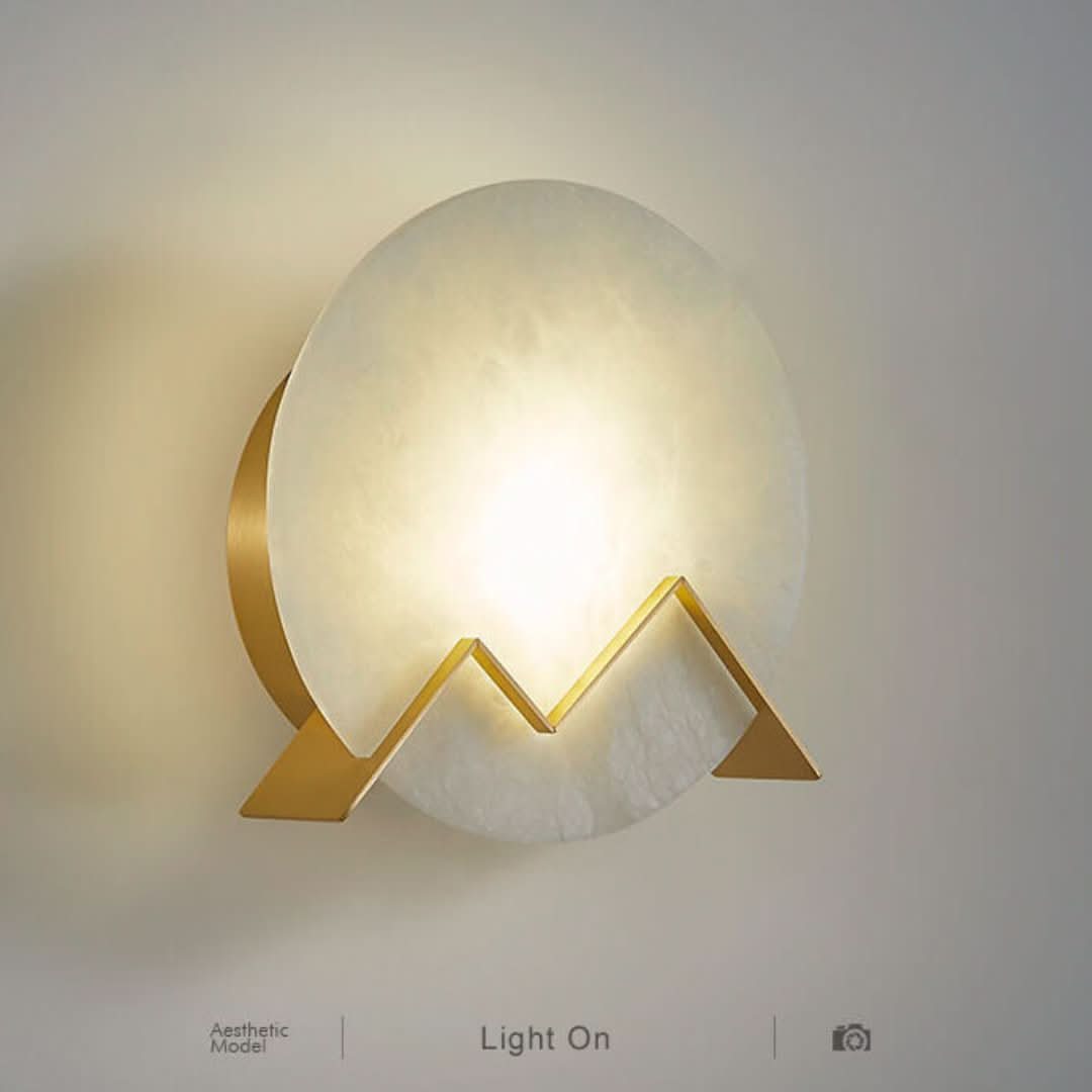 MarbleGlow - Applique murale circulaire à LED