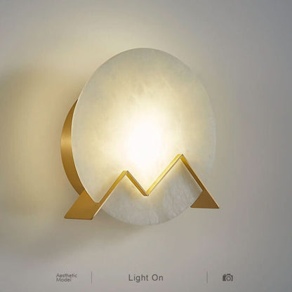 MarbleGlow - Applique murale circulaire à LED