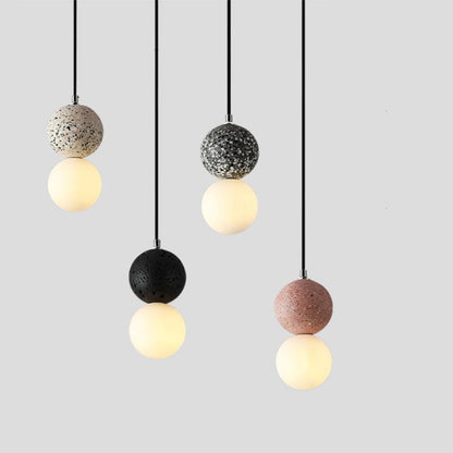 Modern Globe-Shaped Table Lamp with LED