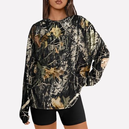 Women's Oversized Long Sleeve Shirt