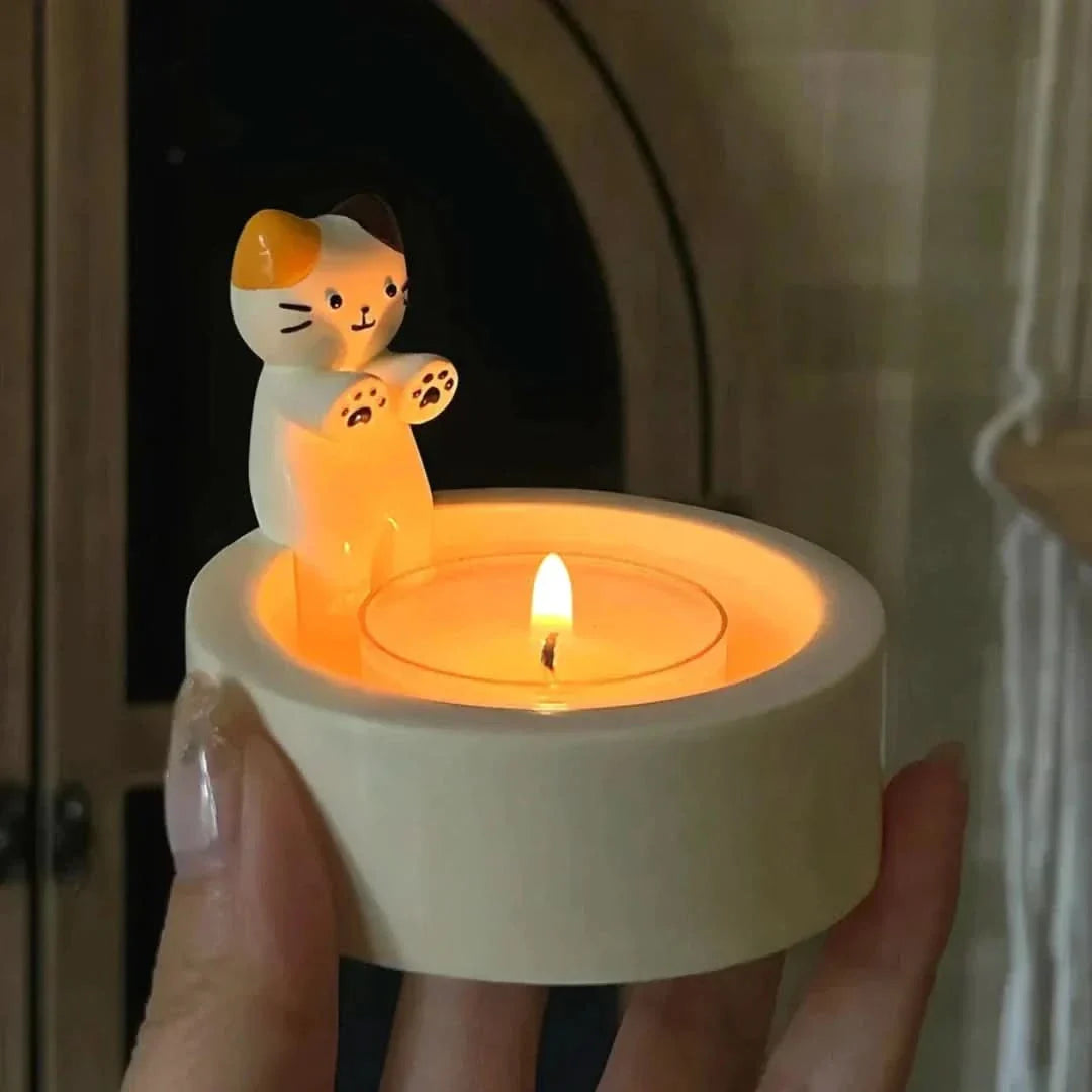 FireKittens | Cat Candle Holder