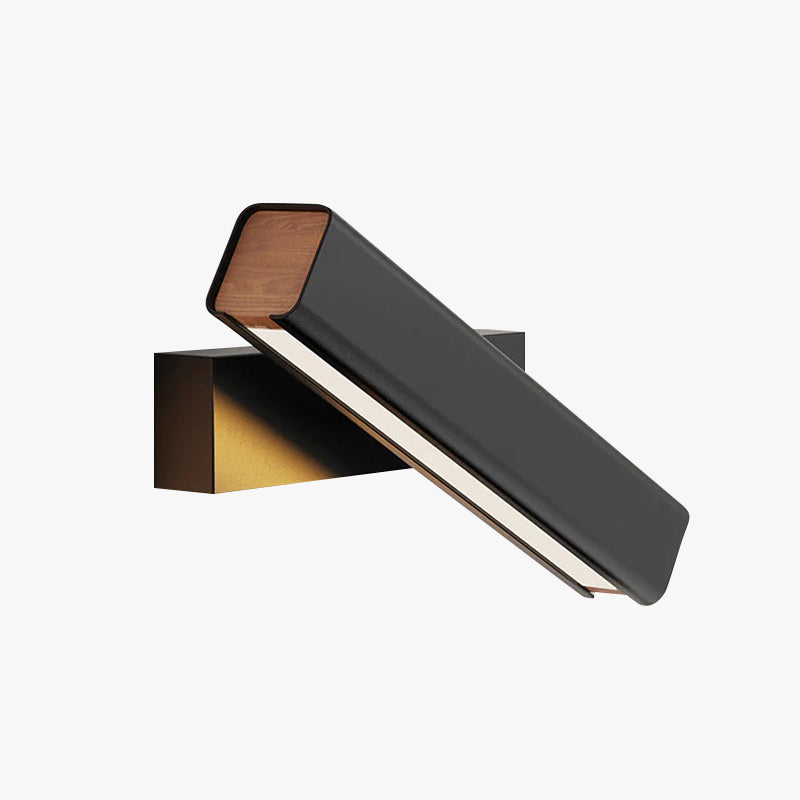 Modern LED Wall Lamp of Wood and Metal