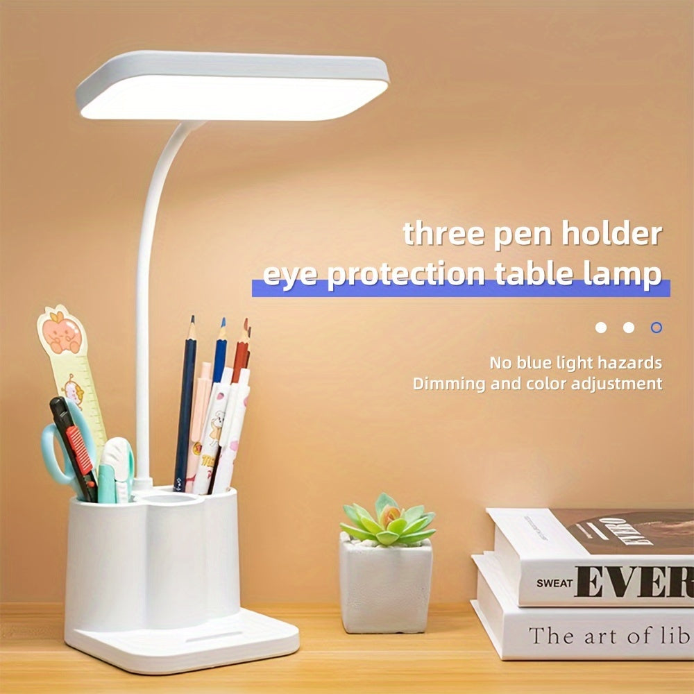 Smart Rechargeable LED Desk Lamp with Adjustable Lighting – Perfect for Reading and Working