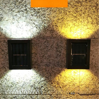 Solar-Powered Outdoor Patio Wall Lamp