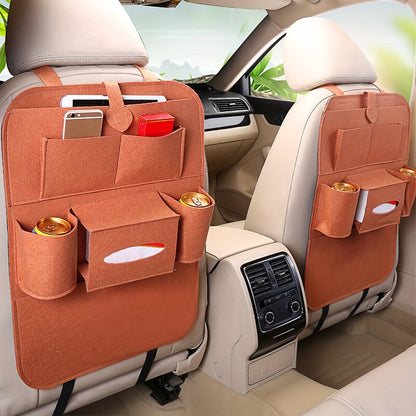 Car Seat Organiser with Storage Pockets and Tablet Holder for Backseat