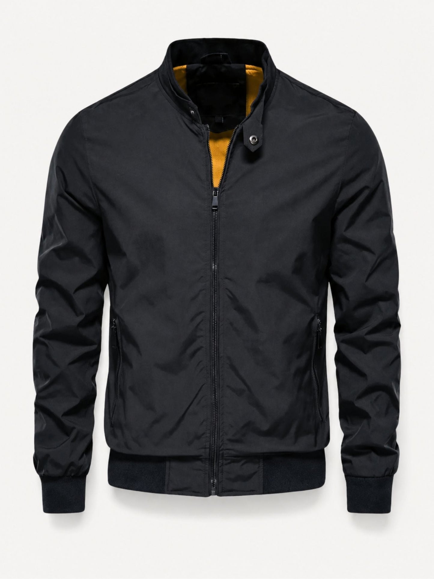Hugo | Bomber Jacket with Stand-Up Collar and Zip Closure