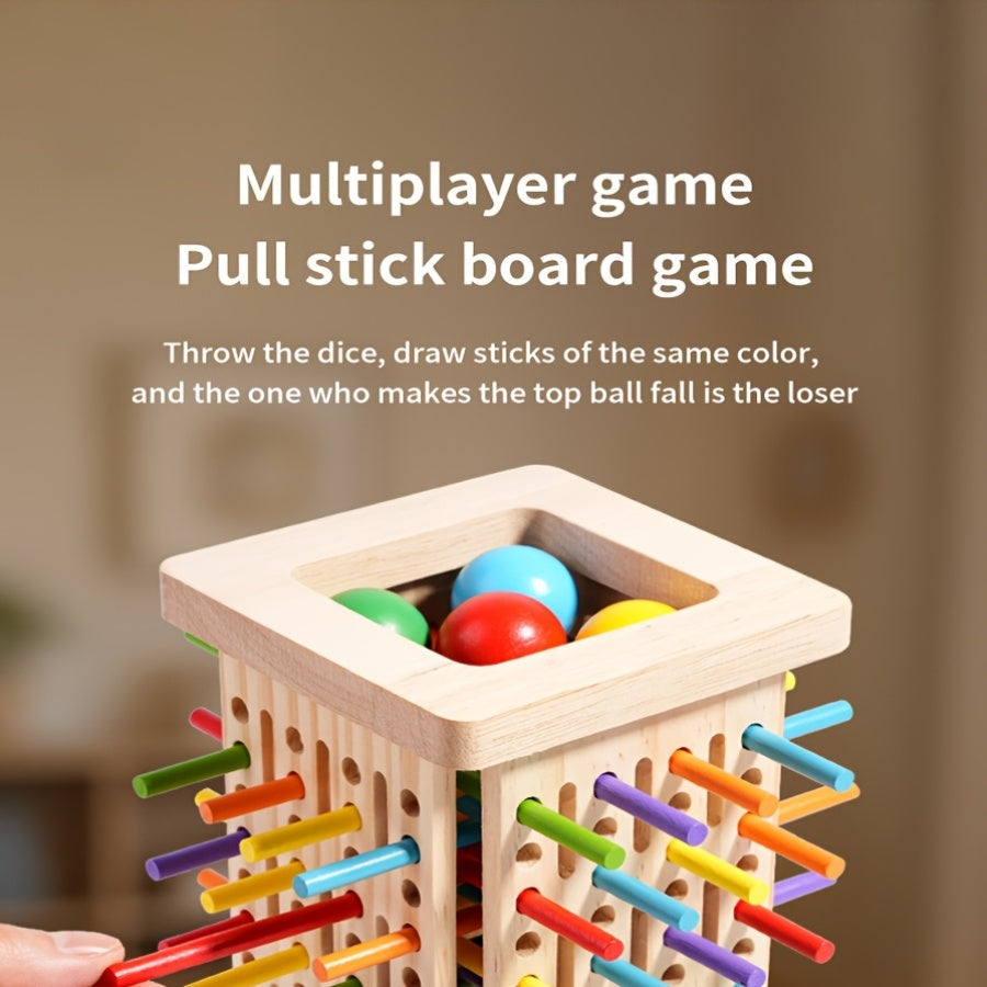 Gioco con bastoncini di legno - divertente ed educativo per bambini