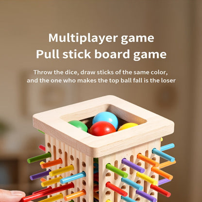 Gioco con bastoncini di legno - divertente ed educativo per bambini