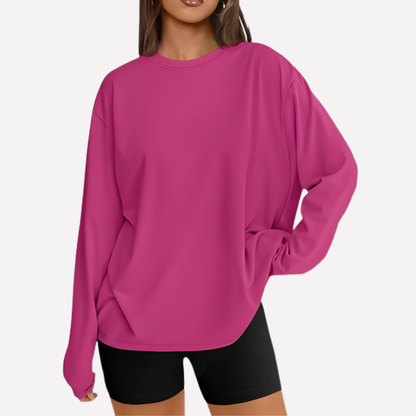 Women's Oversized Long Sleeve Shirt