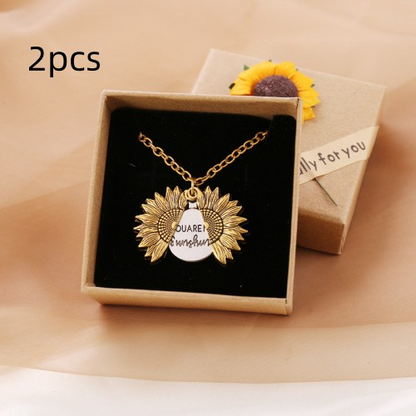 Sunflower Necklace - Elegant and Stylish