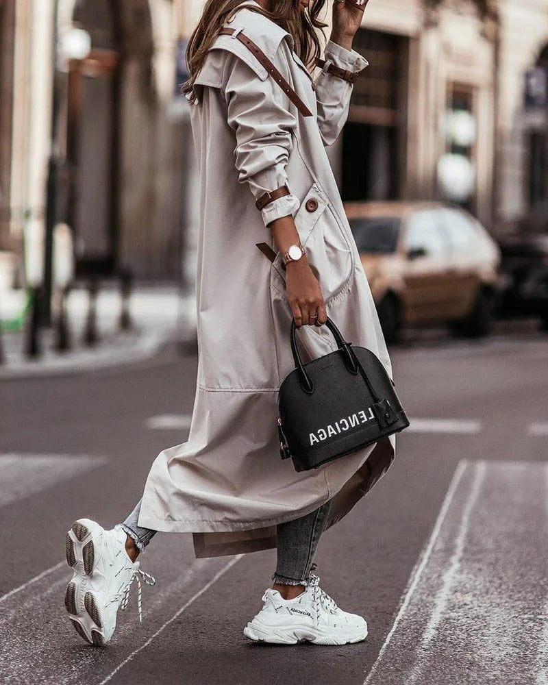 Gabardina para mujer: resistente al viento y al agua, con capucha