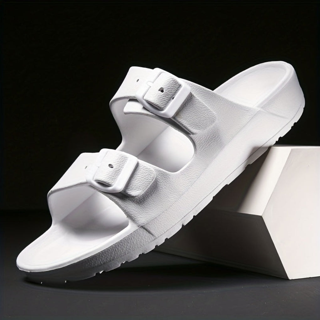 Men's Sandal with Double Buckle