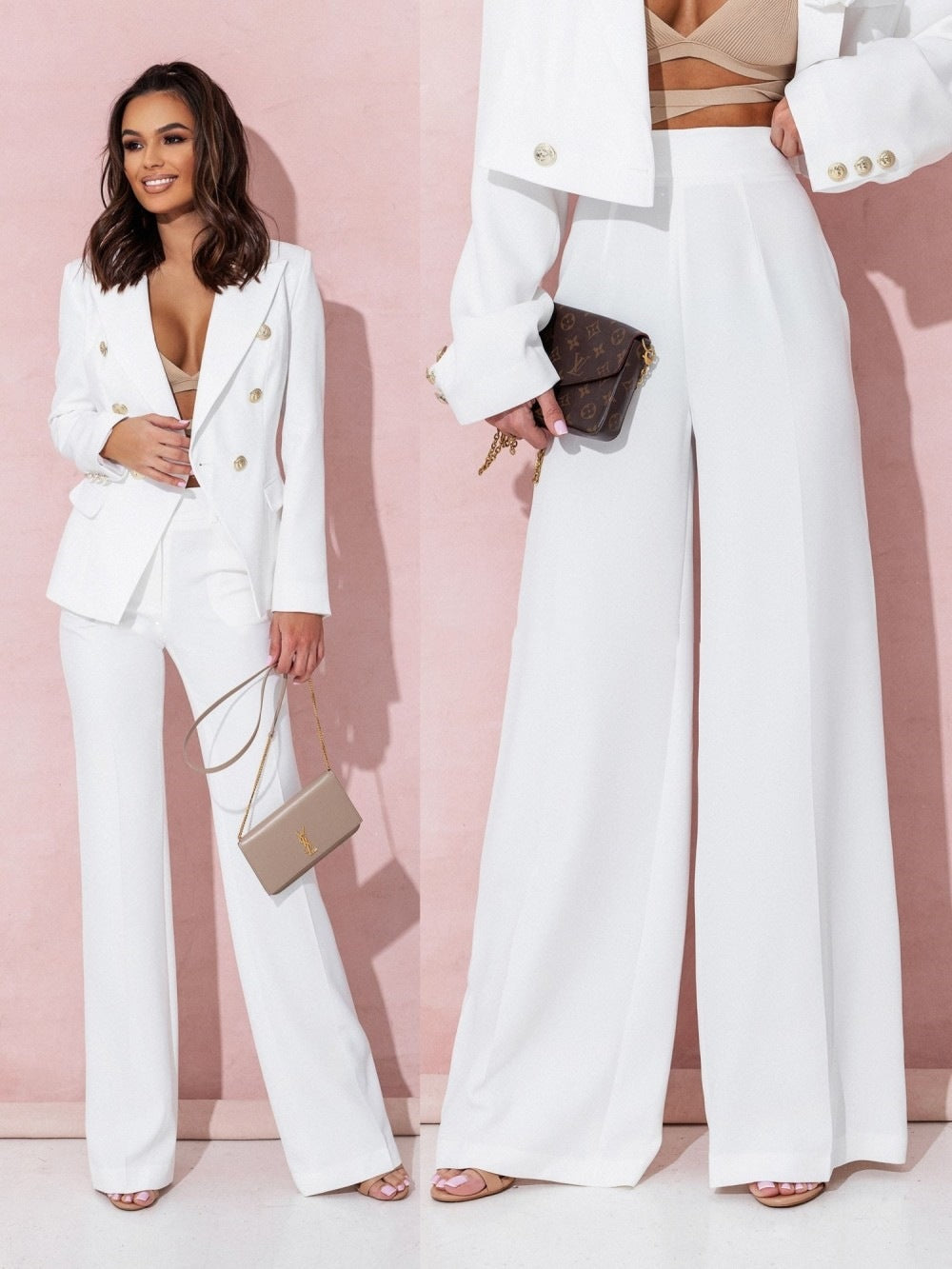 Naomi – Stylish Midi Dress with Elegant V-Neck