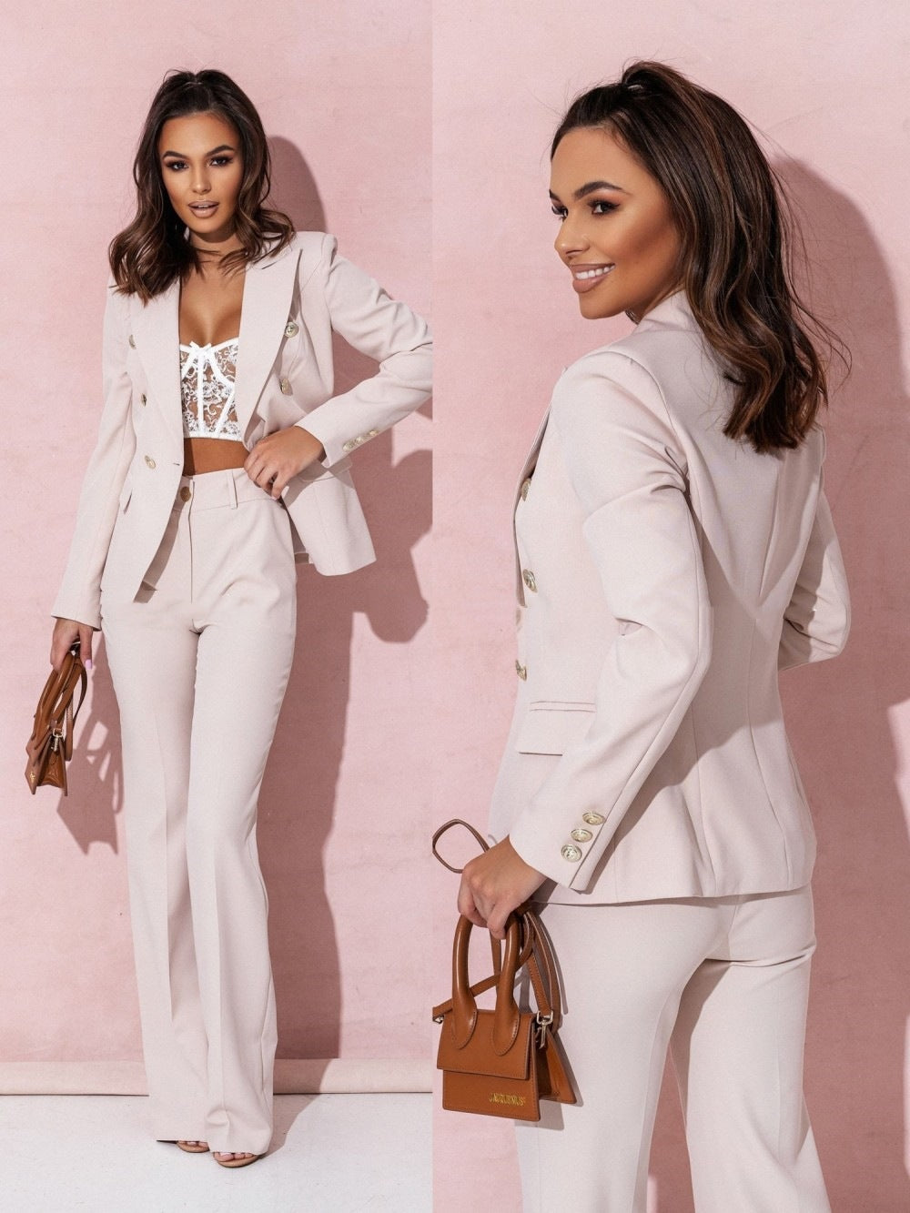 Naomi – Stylish Midi Dress with Elegant V-Neck