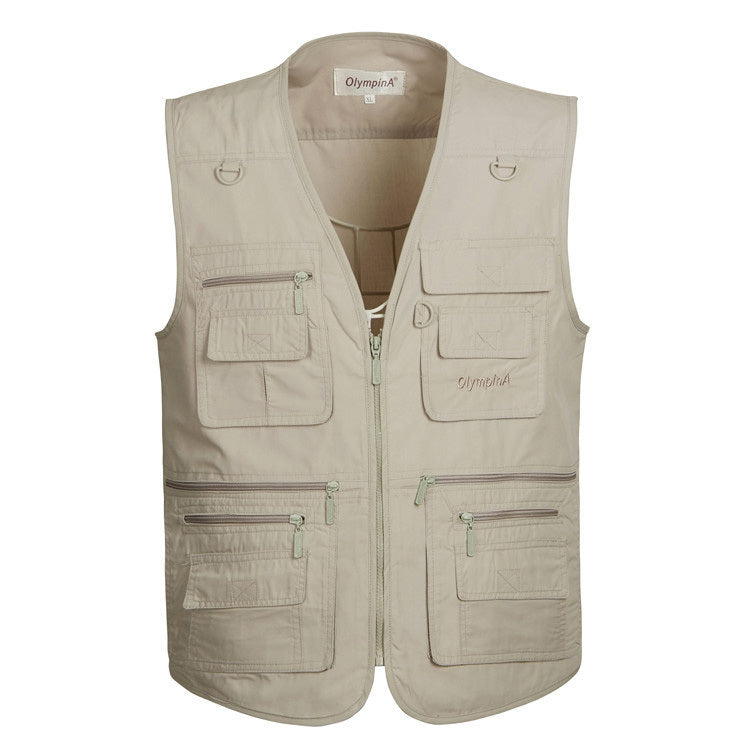 Multifunctional Outdoor Walking Vest for Men