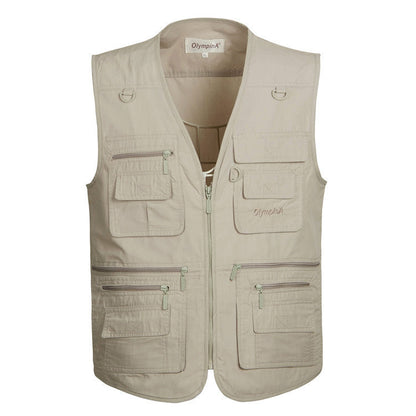 Multifunctional Outdoor Walking Vest for Men
