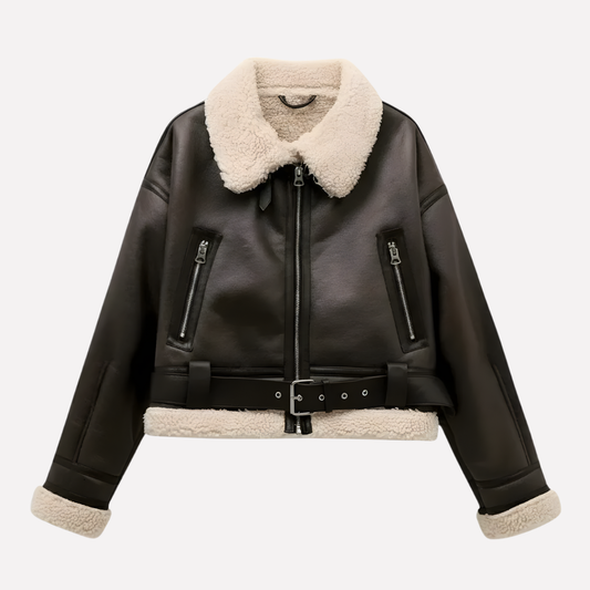 Chaqueta para mujer con largo hasta la cintura