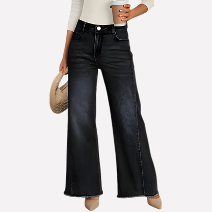 Jeans da donna a gamba larga