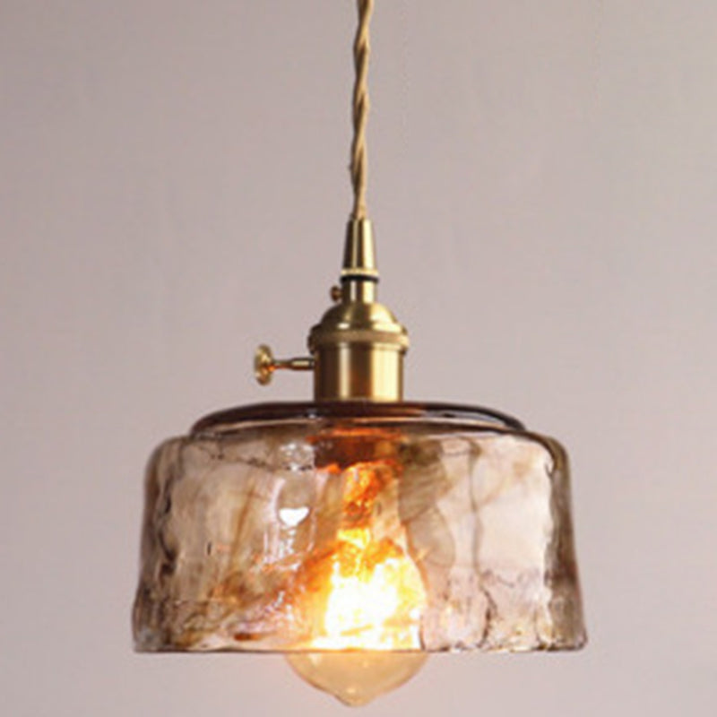 Oval Crystal Ceiling Lamp in Black