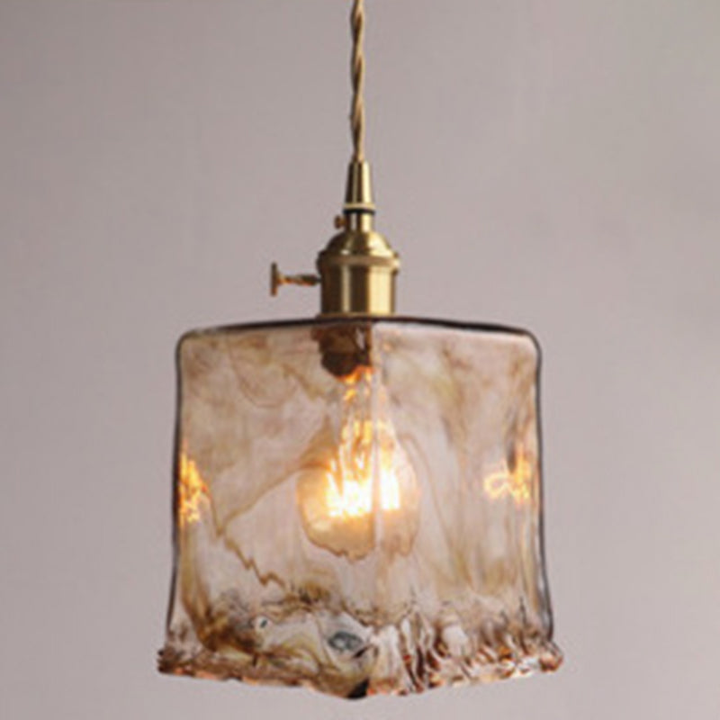 Oval Crystal Ceiling Lamp in Black
