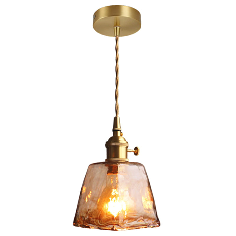Oval Crystal Ceiling Lamp in Black
