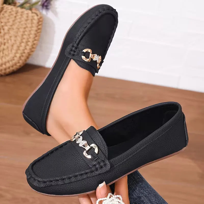 Loafers with Bow Detail