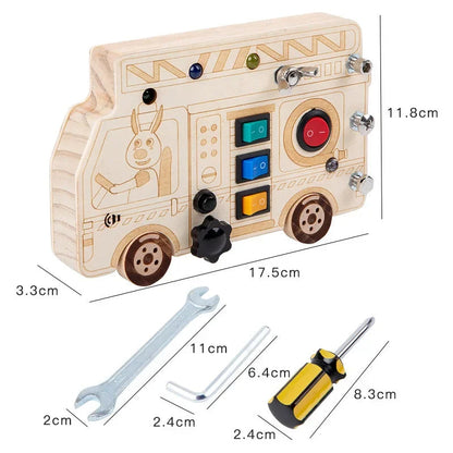 LED Light & Sensory Activity Board for Children (2–6 years)