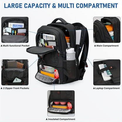 Mochila multifuncional - Amplia, práctica e ideal para el trabajo o los viajes