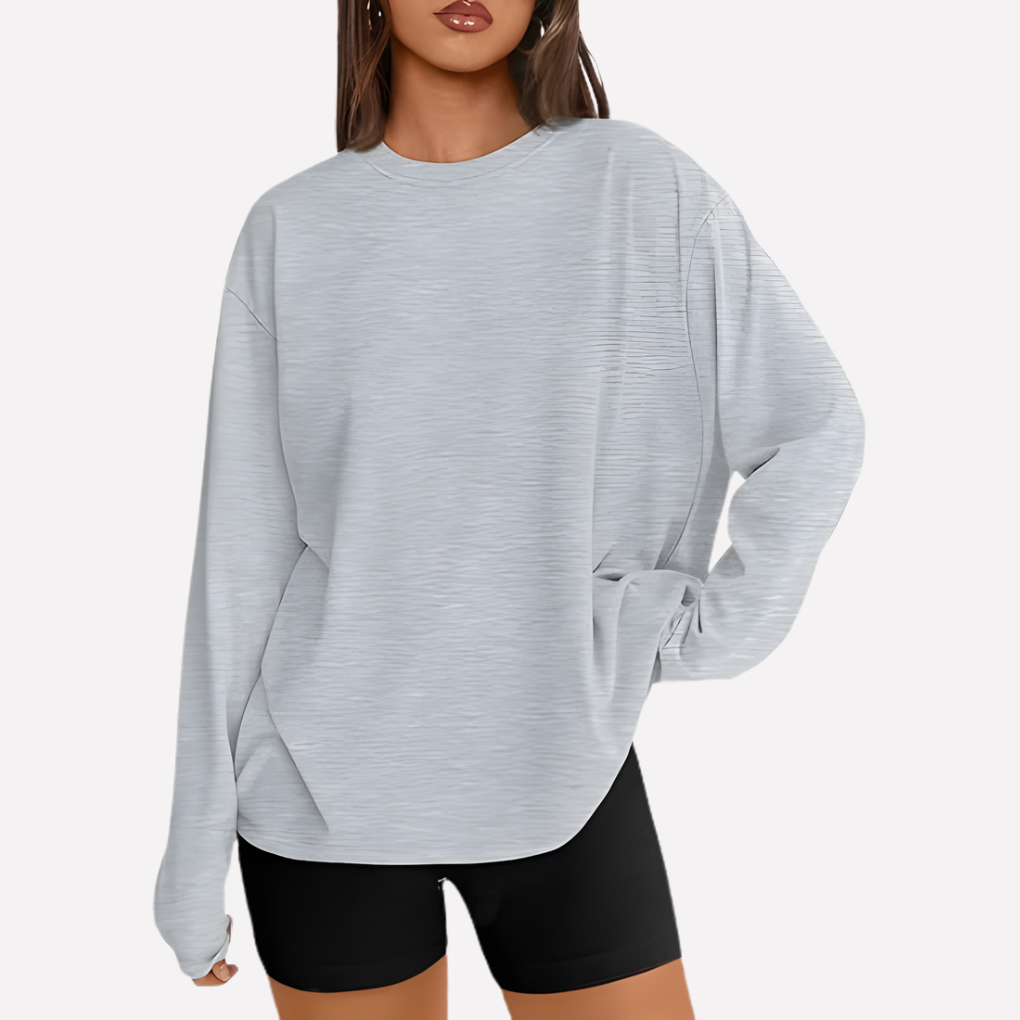Women's Oversized Long Sleeve Shirt