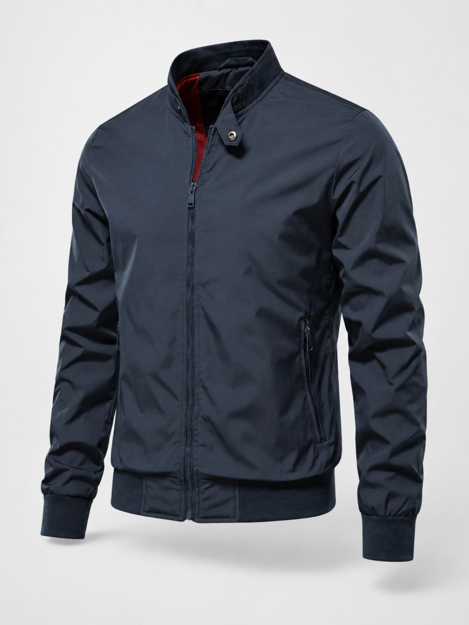 Hugo | Bomber Jacket with Stand-Up Collar and Zip Closure