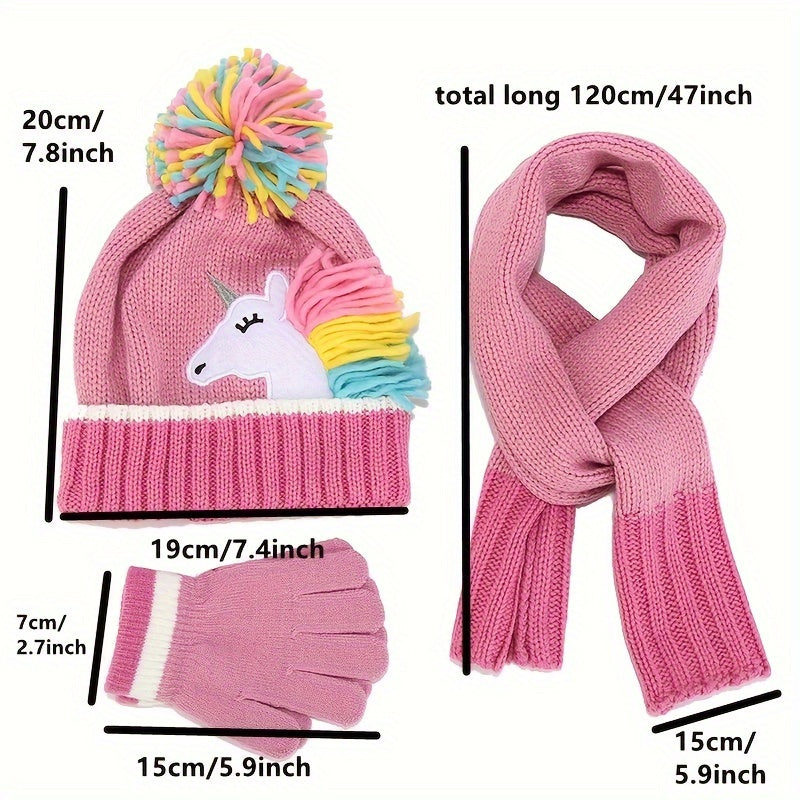 Einhorn-Winterset für kleine Kinder - Für warme und verspielte Wintertage