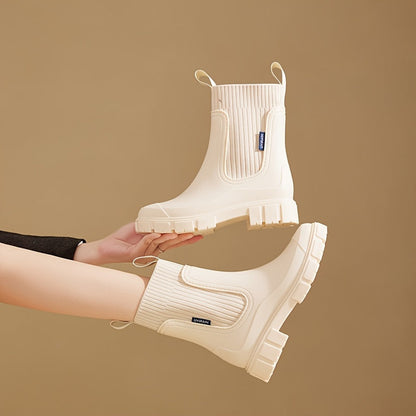 Urban Storm Ladies' Rain Boots - Stylish and Waterproof for Any Weather