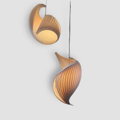 Japanese Vortex LED Pendant Light - Minimalist Design